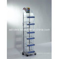 Hot Sale Rotatable Six Layers Acrylic Exhibition Stand/Multipurpose Exhibition Stand